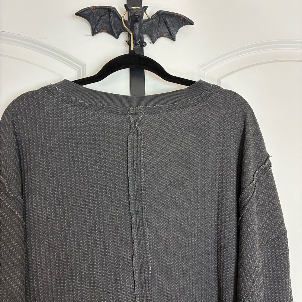 Torrid Charcoal V-Neck Relaxed Top with comfortable material NWT size 2X - Picture 8 of 16